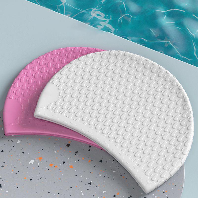 Swim Hat Silicone - Topi Renang Silikon Profesional Desain Pelindung