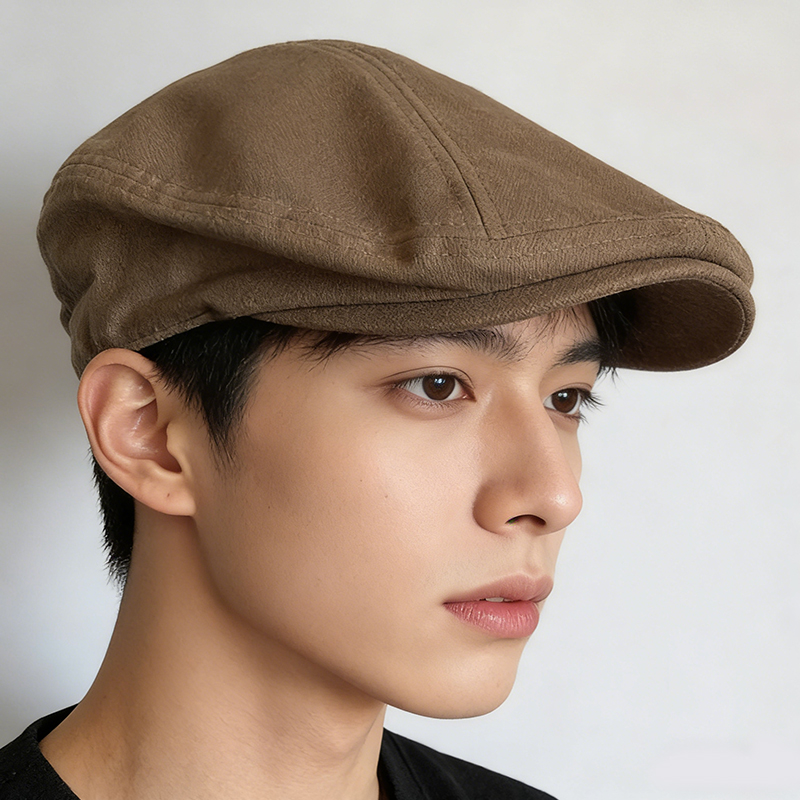 Newsboy Cap Ivy - Topi Newsboy Linen Vintage, Ringan dan