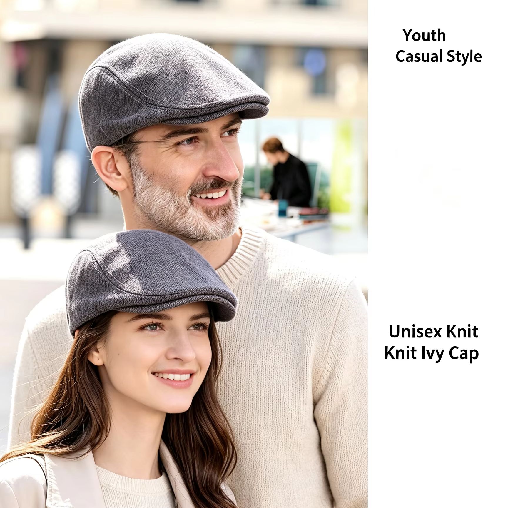 Newsboy Cap Ivy - Topi Newsboy Vintage Klasik untuk Pria