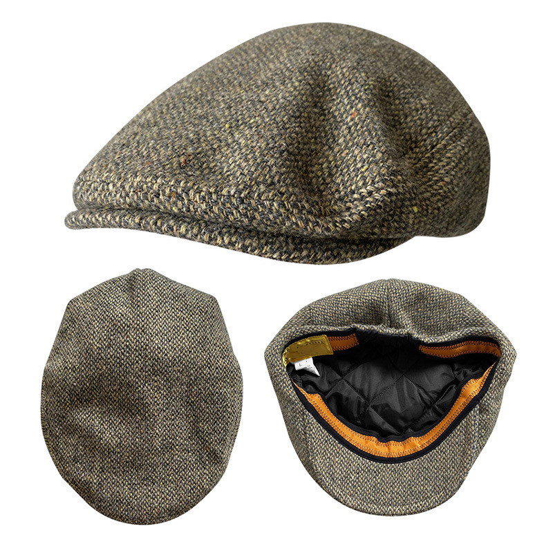 Newsboy Cap Ivy - Topi Datar Wol Baru Topi Cabbie