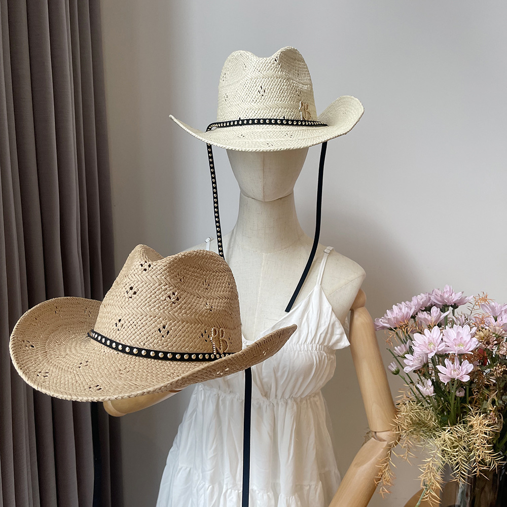 Topi Jerami Koboi Pinggiran Le - Cowboy Hat Straw ulasan dan harga