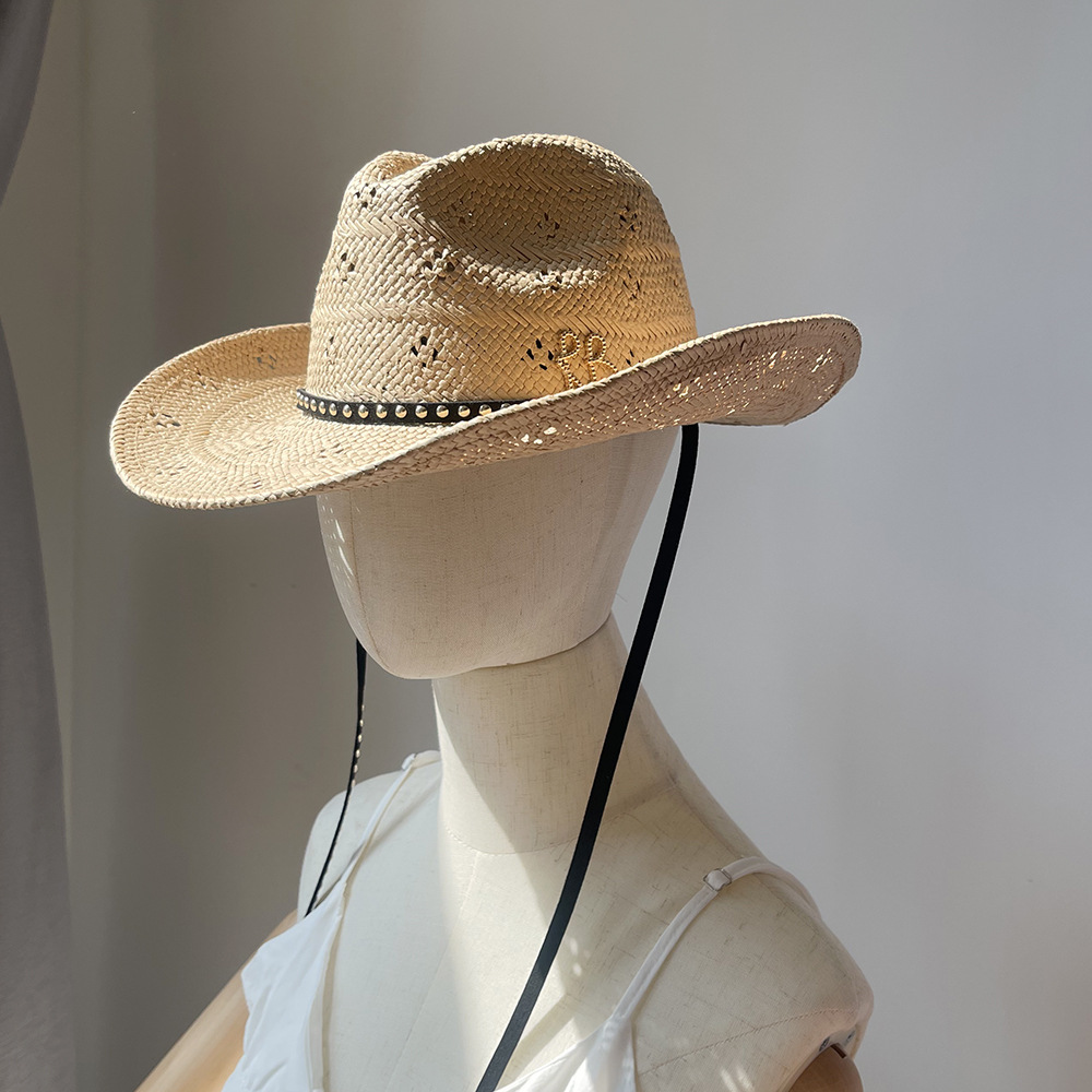 Topi Jerami Koboi Pinggiran Le - Cowboy Hat Straw ulasan dan harga