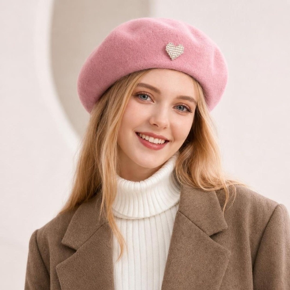 Topi Baret Wol Musim Dingin ya - Beret French Wool ulasan dan harga