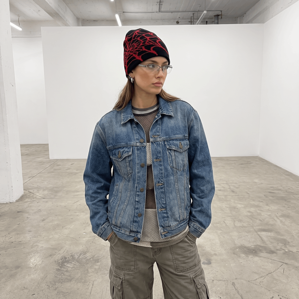 Topi Beanie Rajut Berpola Jari - Beanie Cuffed Knit ulasan dan harga